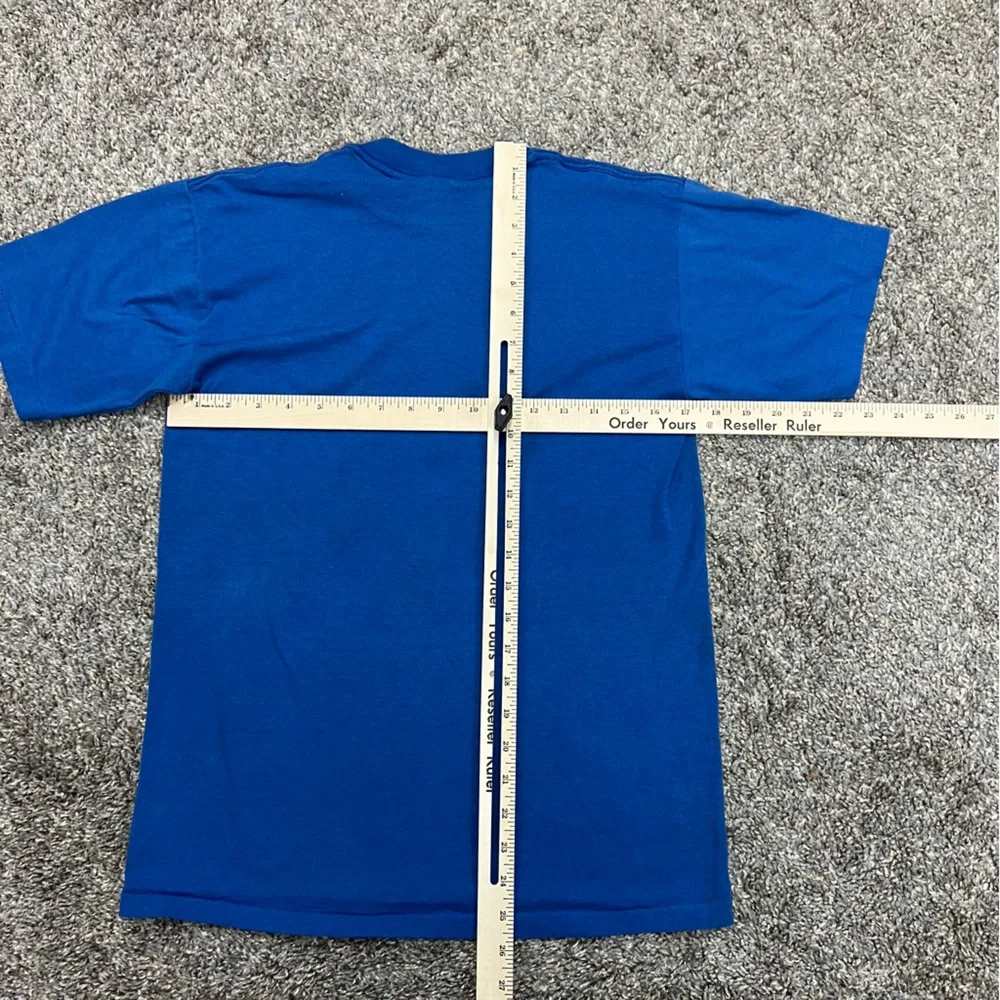 vintage shirt mens medium blue short sleeve Pensacola beach FL single stitch USA - Picture 8 of 10